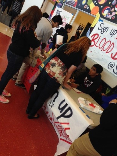 Students at American High School are dedicating their lunch time to sign up for the blood drive and write a letter to Santa. “Five minutes of my time can make a person’s day,” junior Bibihawa Mohabbat said. “It is an easy thing for us to do and it is for a good cause, so why not help someone out.”