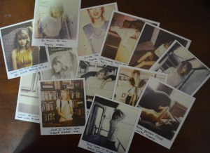 Taylor Swift’s deluxe album comes with a set of 13 polaroids. The Target version contains 3 new songs as well as 3 voice memos. 
