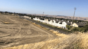Large space of area in the Ardenwood area, a former vast mustard field, upon which KB Homes will build up to 500 houses.