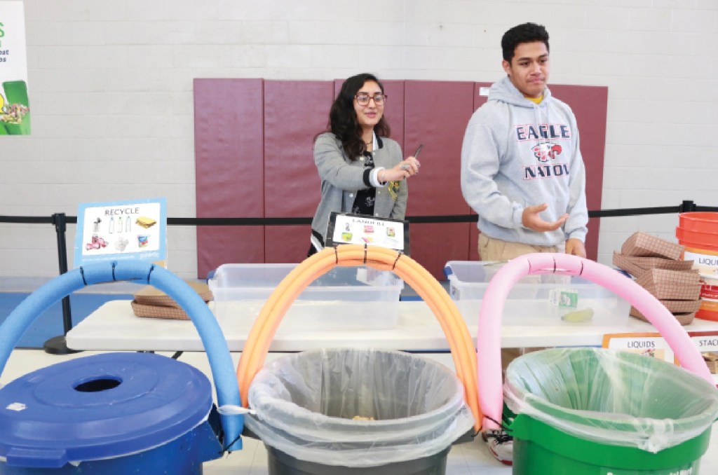 Science and Eco Club installs a Foodshare Table to&nbsp;American