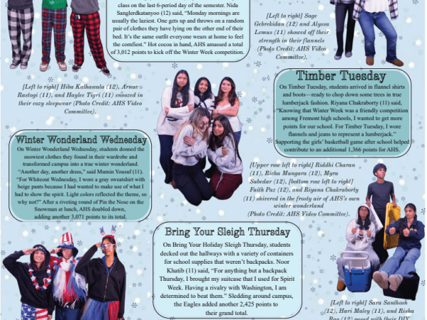 Tis the season: AHS participates in its annual Winter&nbsp;Week
