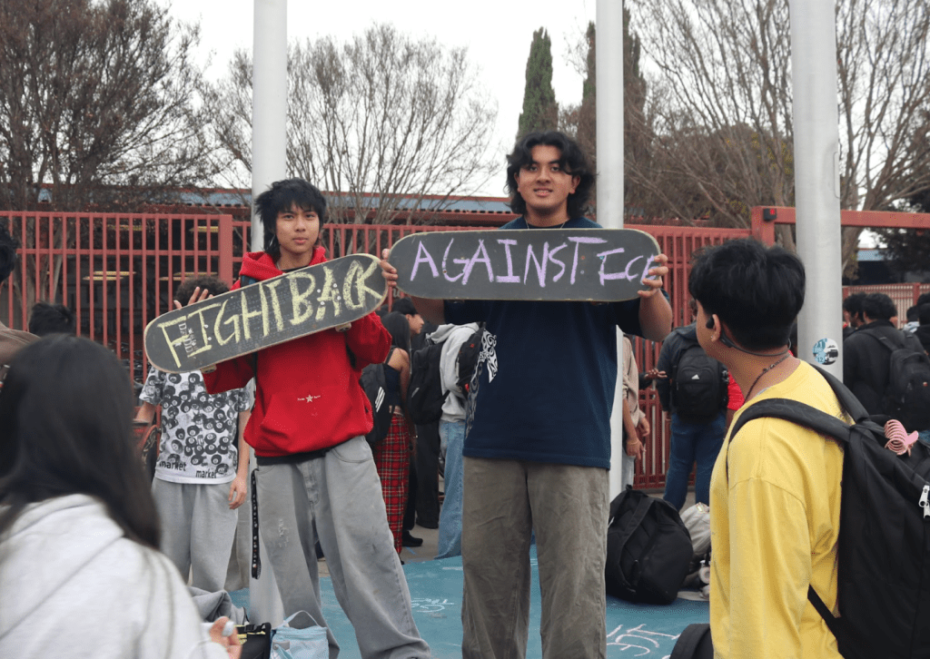AHS students walk out in protest of&nbsp;ICE
