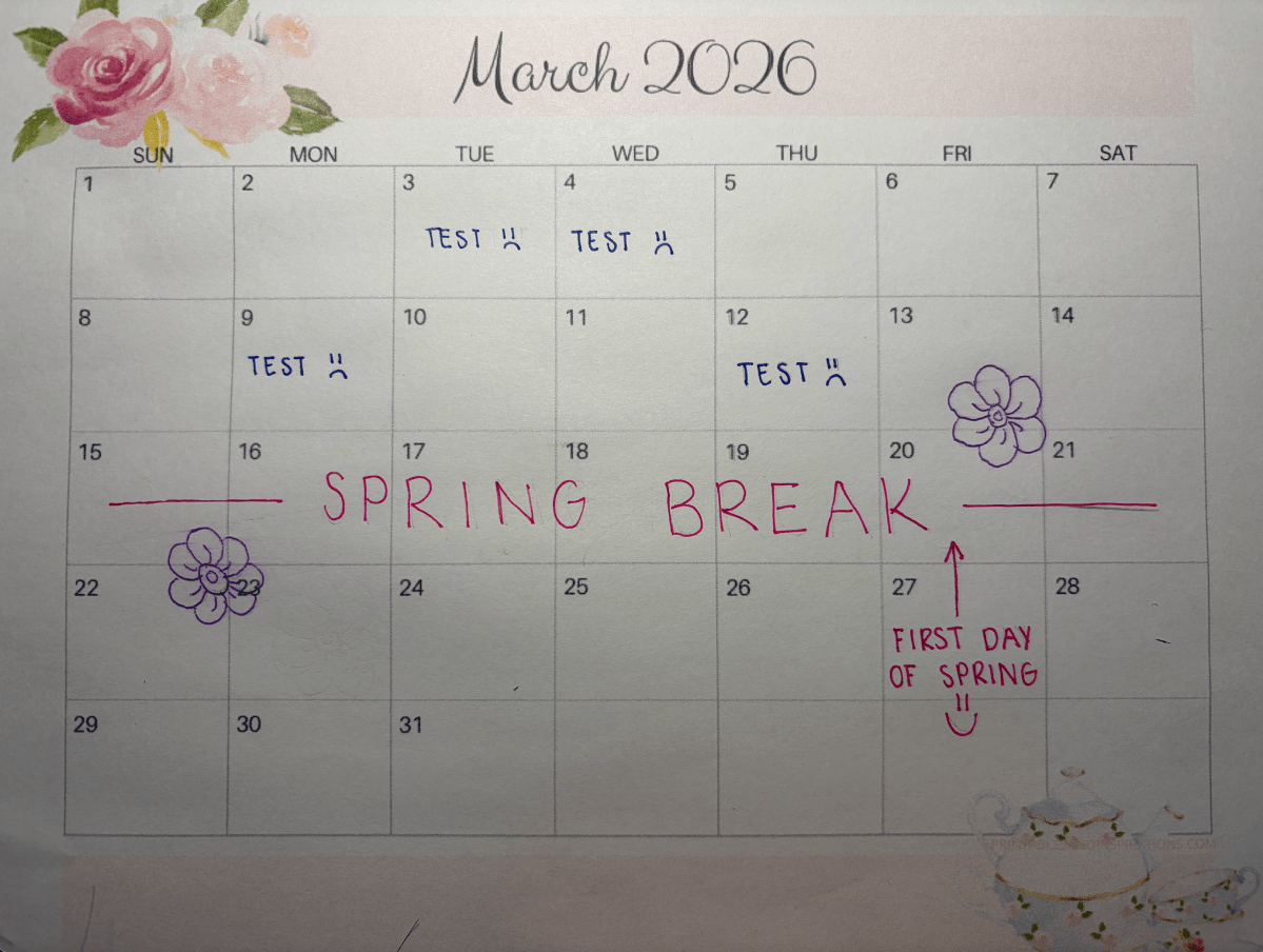 March, not April